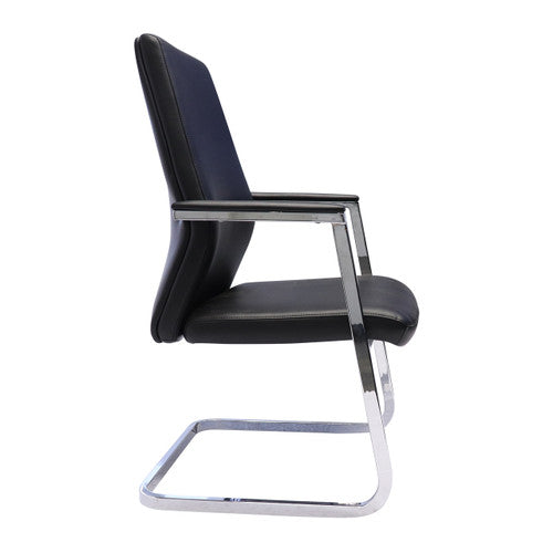 Rapidline CL3000V Medium Back Executive Visitor Chair Black PU