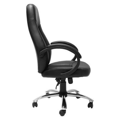 Rapidline CL410 High Back Commercial Grade Executive Chair Black PU