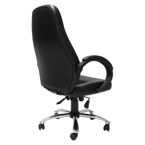 Rapidline CL410 High Back Commercial Grade Executive Chair Black PU