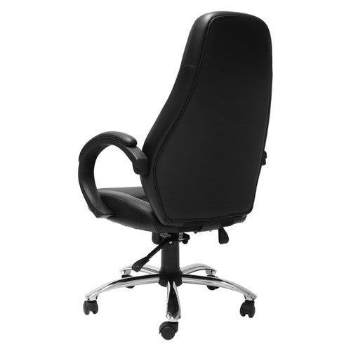 Rapidline CL410 High Back Commercial Grade Executive Chair Black PU