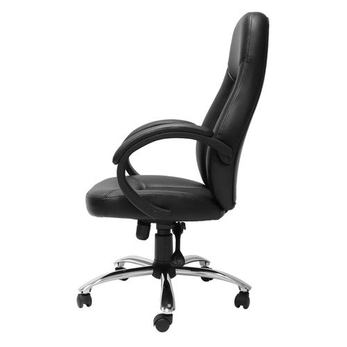 Rapidline CL410 High Back Commercial Grade Executive Chair Black PU