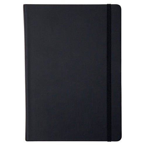 Collins CL43N-01 Legacy Notebook A4 Feint Ruled Black Pack of 5