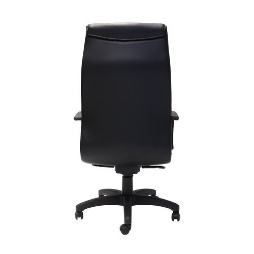 Rapidline CL710 Medium Back Budget Executive Chair Black PU