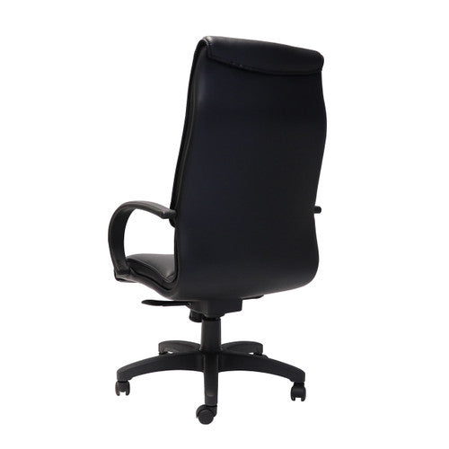 Rapidline CL710 Medium Back Budget Executive Chair Black PU