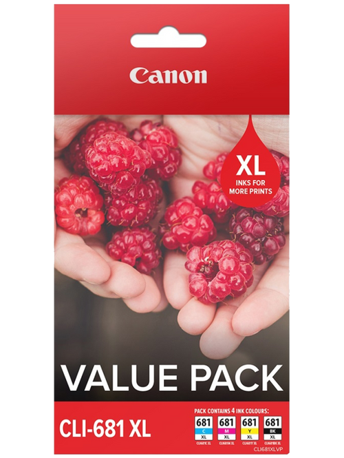 Canon CLI681XLVP High Yield Ink Cartridge Value Pack