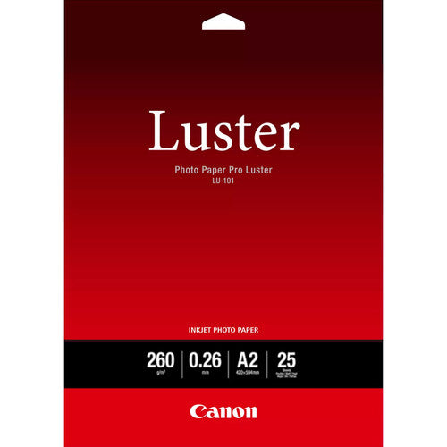 Canon CLU101A2 Professional Luster Photo Paper A2 25 Sheets