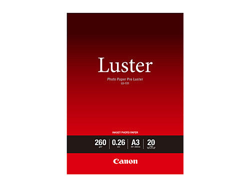 Canon LU101A3 Photo Paper Pro Luster A3 20 Pack