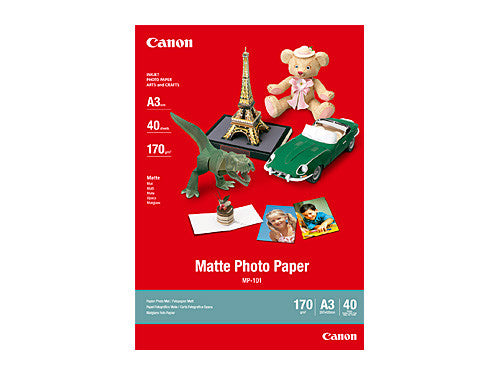 Canon MP101A3 Matte Photo Paper A3 40 Pack