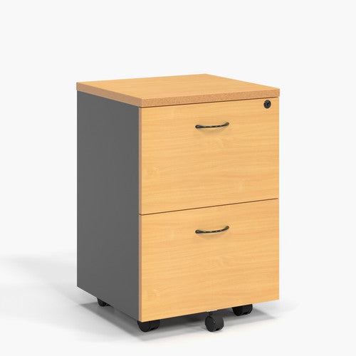 Rapidline Rapid Worker Mobile Pedestal 3 Filing Drawer Beech / Ironstone