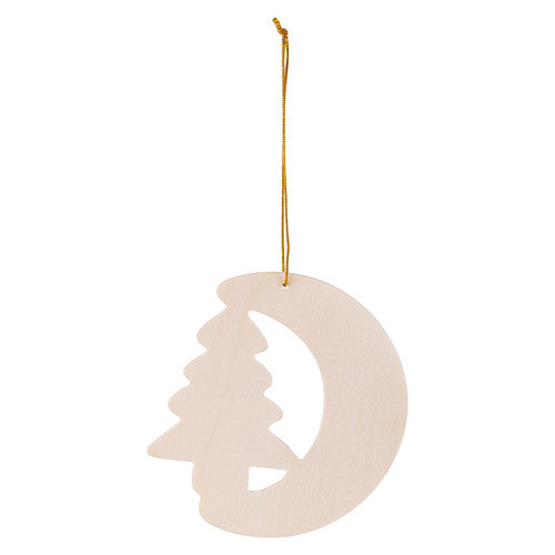 Creative School Supply Wooden Christmas Shapes Pack of 12