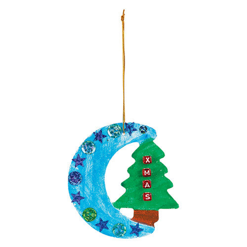 Creative School Supply Wooden Christmas Shapes Pack of 12