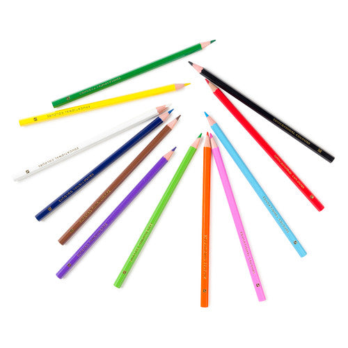 Educational Colours Washable Colouring Pencils Pack of 12