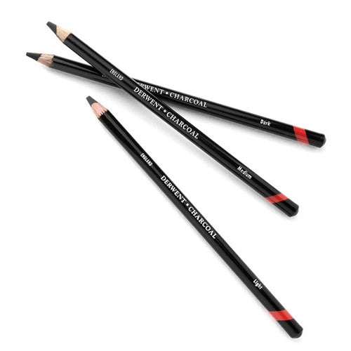 Derwent Charcoal Pencil Light Box of 12