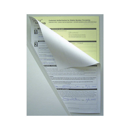 Bala Carbon Laser Paper Top White Yellow Bottom
