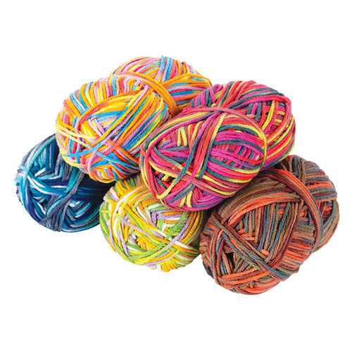 Creative School Supply Multi-Colour Acrylic Wool Pack of 5