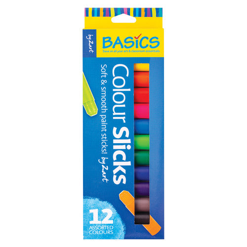 Creative School Supply Slicks Colour by Zart Pack of 12