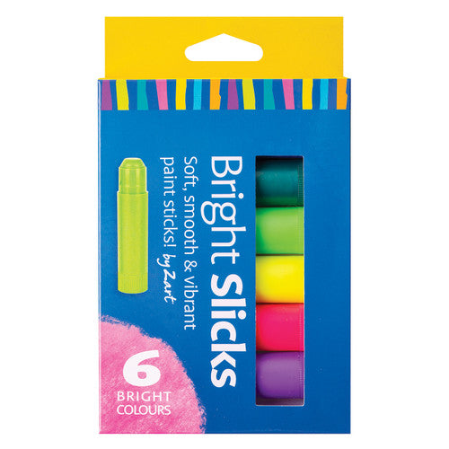 Creative School Supply Slicks Bright by Zart Pack of 6