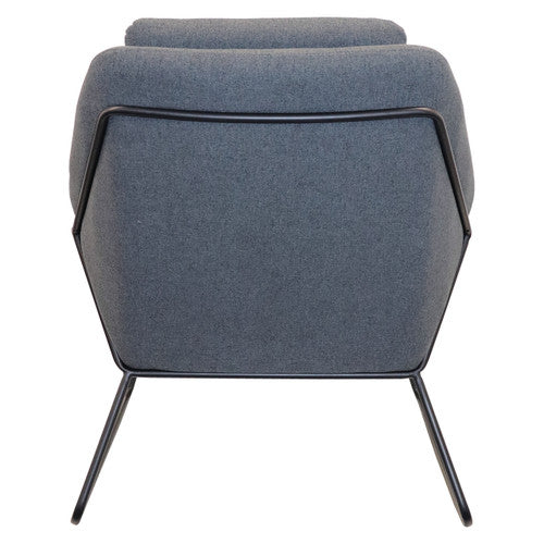 Rapidline Cardinal Single Seater Arm Chair Charcoal Ash