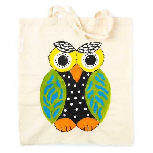 Educational Colours Calico Bags with Handle Pack of 12