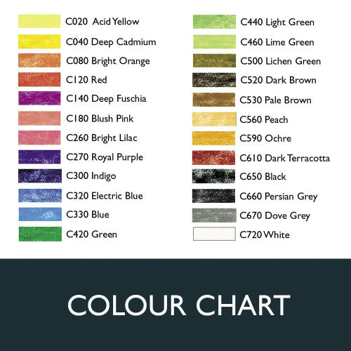 Derwent Coloursoft Pencil Assorted Tin of 24 Box of 3