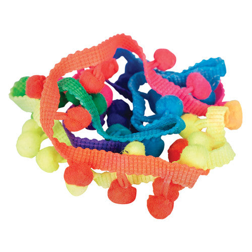 Creative School Supply Rainbow Pom Pom String 5m