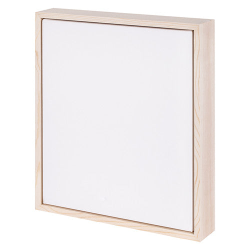 Creative School Supply Floating Wooden Box Watercolour Canvas 27.9 x 35.6cm (11 x 14")