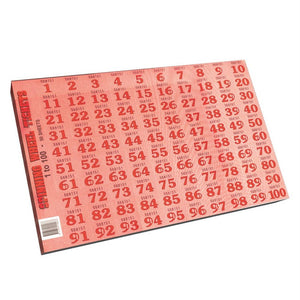 Chocolate Spinning Wheel Tickets 1 to 100