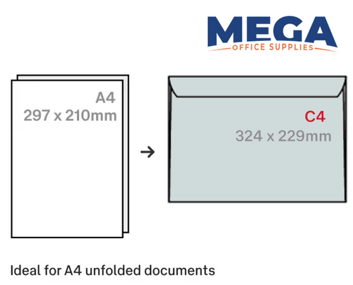 Candida C4 envelope lick-and-stick adhesive seal detail