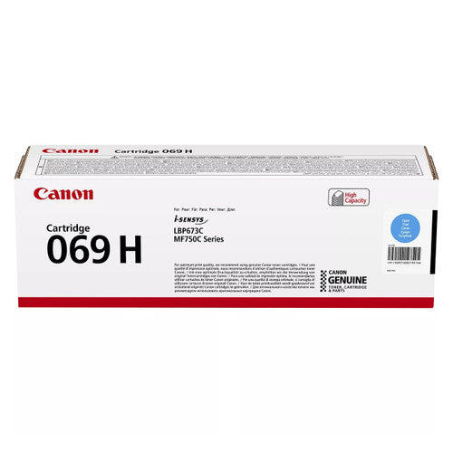 Canon 069H High Yield Cyan Toner Cartridge CART069HC for imageCLASS MF756Cx