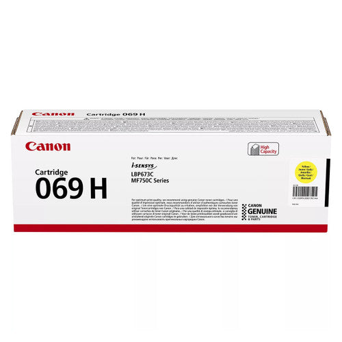 Canon 069H High Yield Yellow Toner Cartridge CART069HY for imageCLASS MF756Cx