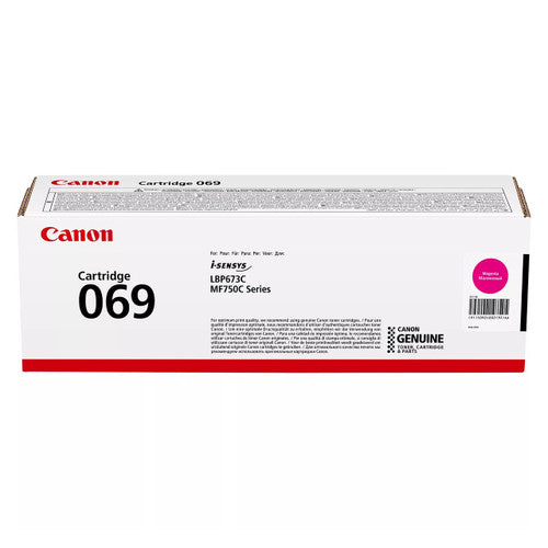 Canon 069 Magenta Toner Cartridge front view