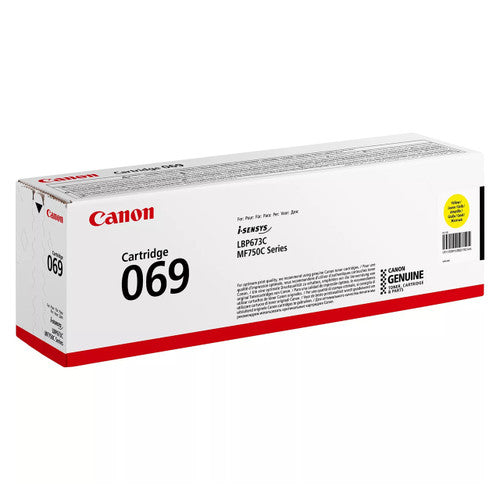 Genuine Canon 069 Yellow toner cartridge for imageCLASS MF756Cx laser printer