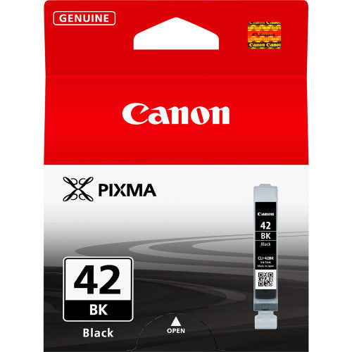 Canon CLI-42BK genuine black ink cartridge for PIXMA PRO-100, 13ml ChromaLife100+ dye-based ink