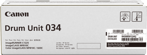 Canon CART034BKD genuine black drum unit for Canon laser printers and multifunction centres
