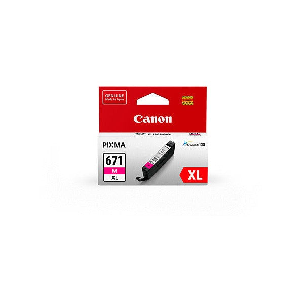Canon CLI-671XLM High Yield Magenta Ink Cartridge for Pixma Home printers