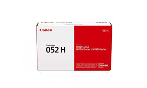 Canon CART-052H High Yield Black Toner Cartridge front view showing product label and Canon branding