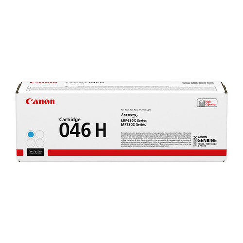 Canon CART046CH high yield cyan laser toner cartridge for professional office colour printing