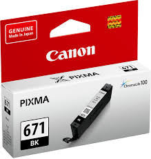 Canon CLI-671BK original black ink cartridge for Canon Pixma inkjet printers