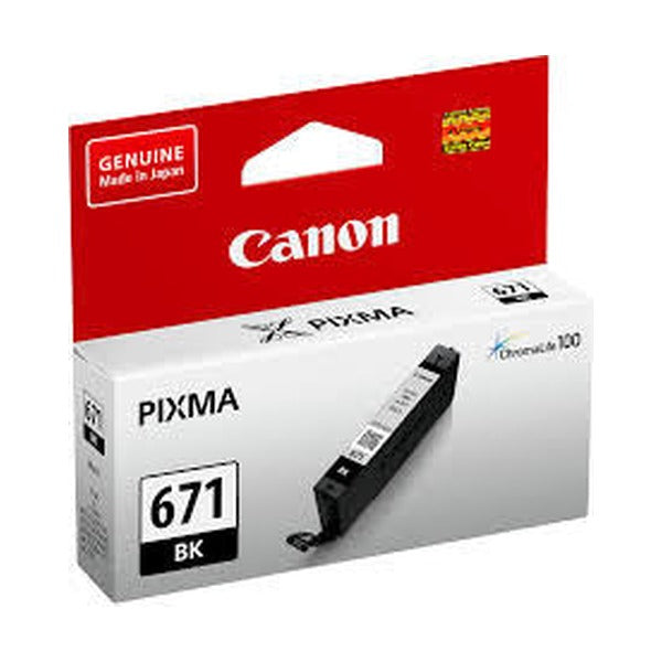 Canon CLI-671BK original black ink cartridge for Canon Pixma inkjet printers