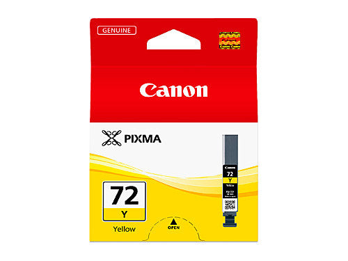 Canon PGI-72Y Yellow LUCIA pigment ink cartridge for Canon PIXMA PRO-10 series, 14ml, 85 A3+ page yield