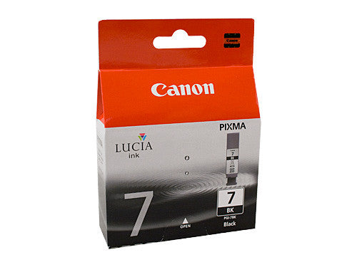 Canon PGI-7BK genuine pigment black ink cartridge for PIXMA iX7000 and MX7600 printers
