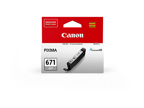 Canon CLI-671GY grey pigment ink cartridge for PIXMA MG5760BK inkjet printer