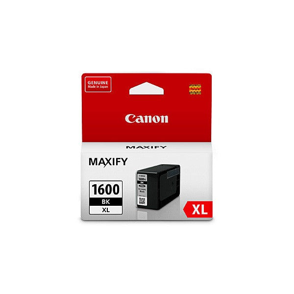 Canon PGI-1600XLBK genuine high yield black ink cartridge for MAXIFY MB2060 MB2160 MB2360 MB2760 printers
