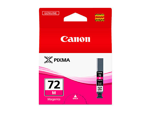 Canon PGI72M genuine magenta pigment ink cartridge, 14ml, for A3+ photo printing