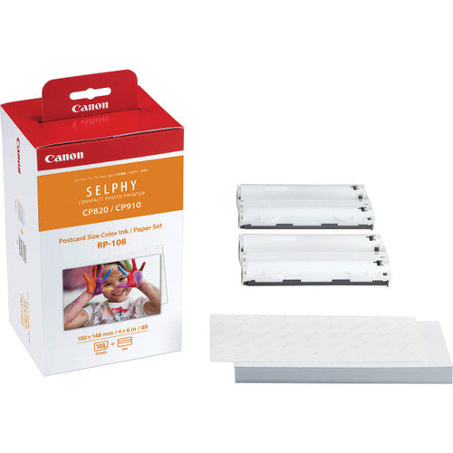 Canon RP108 Ink and Paper Pack 6x4 Inch Photo Paper - image 1