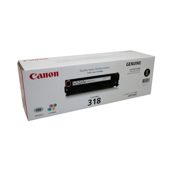 Canon CART318BK black laser toner cartridge for LBP7200CDN and LBP7680CX printers