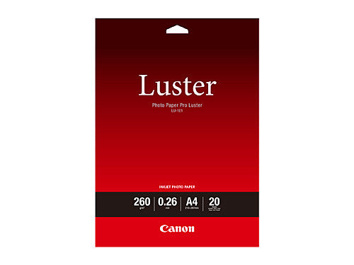 Canon LU101A4 Luster Photo Paper A4 20 Pack - image 1