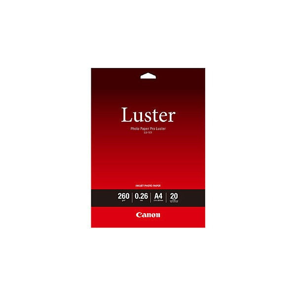 Canon LU101A4 Luster Photo Paper A4 20 Pack - image 1