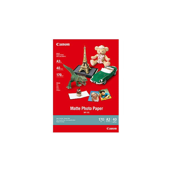 Canon MP101A3 Matte Photo Paper A3 40 Pack - image 1