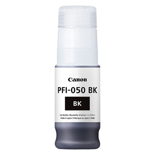 Canon PFI-050BK 70ml black pigment ink bottle for imagePROGRAF TC-20